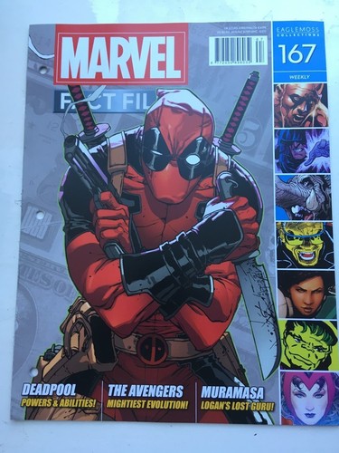 MARVEL FACT FILES COLLECTION - ISSUE 167 - EAGLEMOSS MAGAZINE AVENGERS COMIC