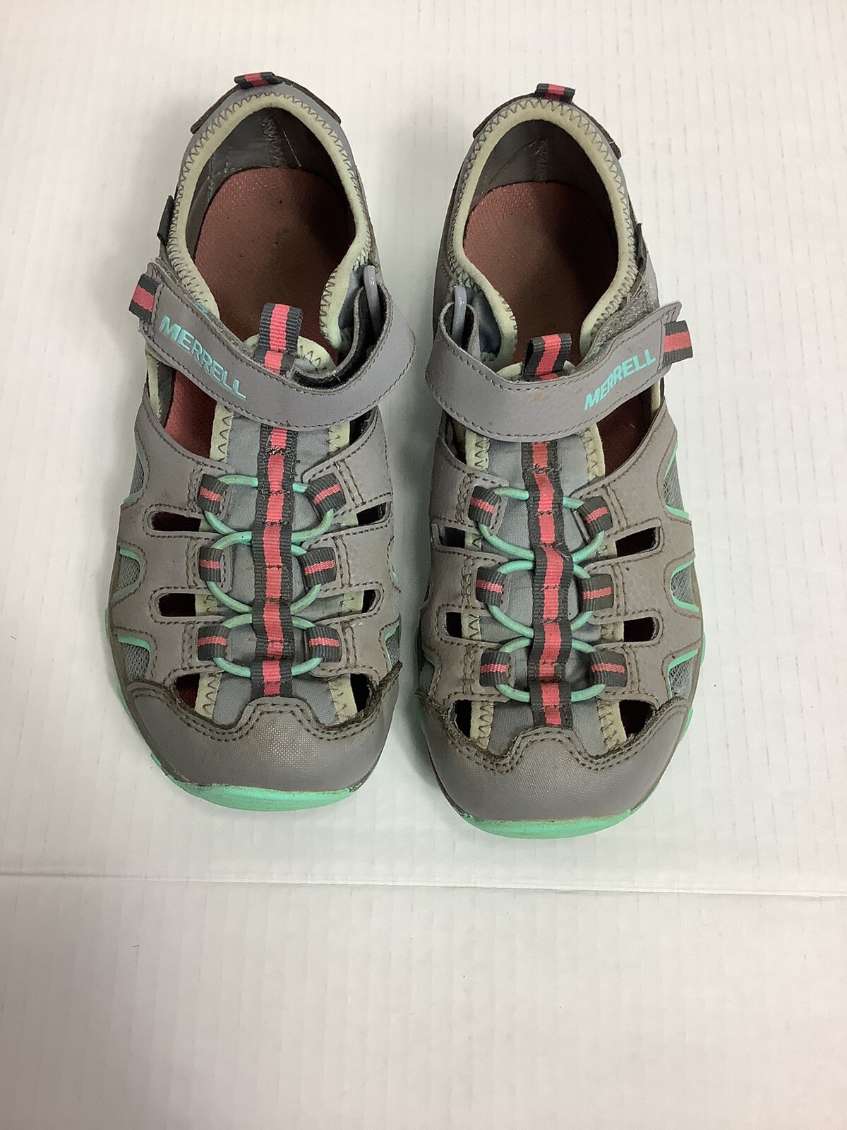 Merrell Hydro Sandali Scarpe Acqua Donna Taglia 5M Teal Con Rosa