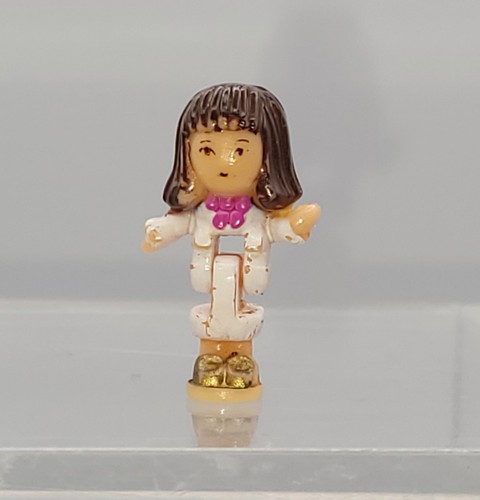 Polly Pocket Figure Becky Aka Miss White From Light Up Salon Bluebird Toys 1994 - Picture 3 of 7