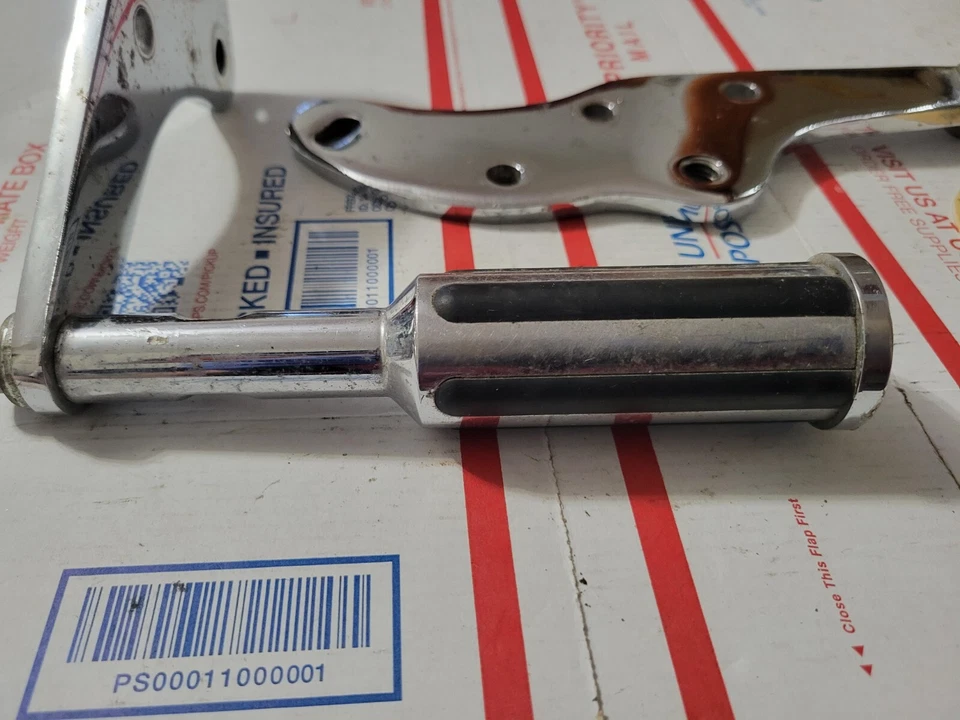 Harley Davidson JB JayBrake Highway Clavija Montaje Soportes Chopper Bobber Jay Cromo Foto 4 de 4