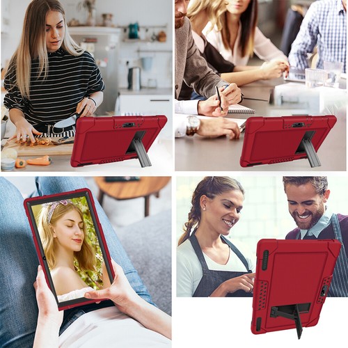 For Pritom M10/QuntiCO Y10/Gateway 10.1 HD Hybrid Shockproof Rugged Tablet Case - Picture 24 of 37
