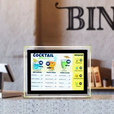 A4 LED Light Box Poster Frame Indoor Advertising Illuminated Projecting Sign