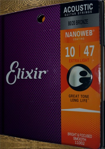 Juego Cuerdas ELIXIR 11002 Guitarra Acustica / Electroacustica : 010-047  Bronze | eBay