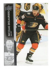 2021-22 Upper Deck 1 Nicolas Deslauriers Anaheim Ducks Card
