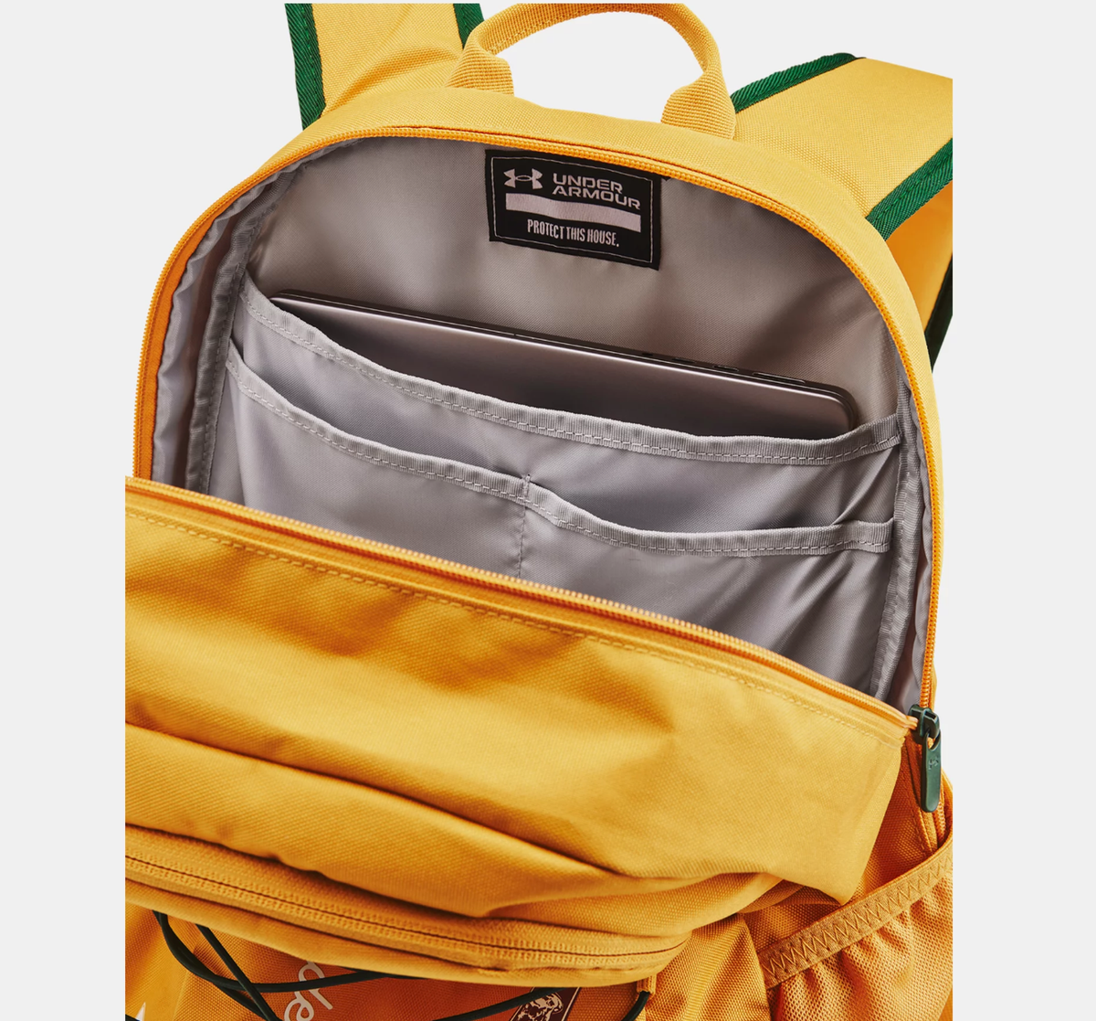 Under Armour UA Hustle Sports Backpack Golden Yellow/White #200140 Under Armour UA Hustle Sports Backpack Golden | Mercari main image 2