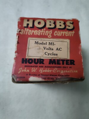 VINTAGE (HOBBS) Alternating Current Meter (240 Volts)