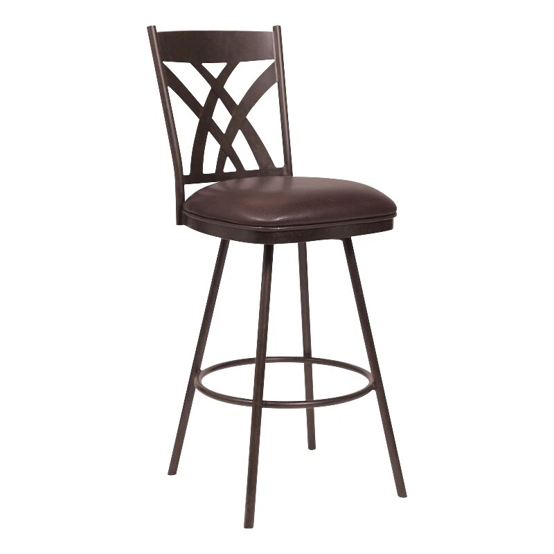 Attached swivel outlet bar stools