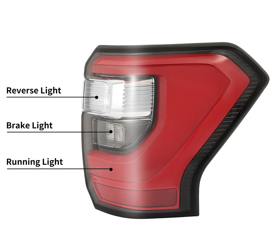 For Ford Expedition 2018 2019-2021 LED Tail Lights Rear Lamp Assembly Left+Right - Imagem 2 de 4