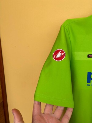 Castelli Rosso Corsa Gabba Windstopper Cycling Jersey Jacket Mens