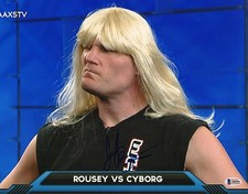 Josh Barnett Signed 11x14 Photo BAS COA Auto'd UFC TV Picture as Ronda Rousey