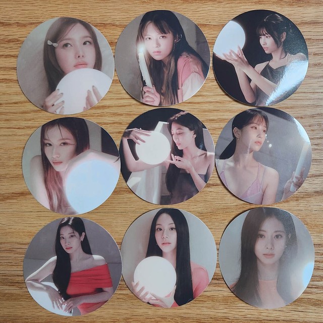 Official Sticker 9pcs Set Twice 13th Mini Album With You-th Digipack Ver Genuine