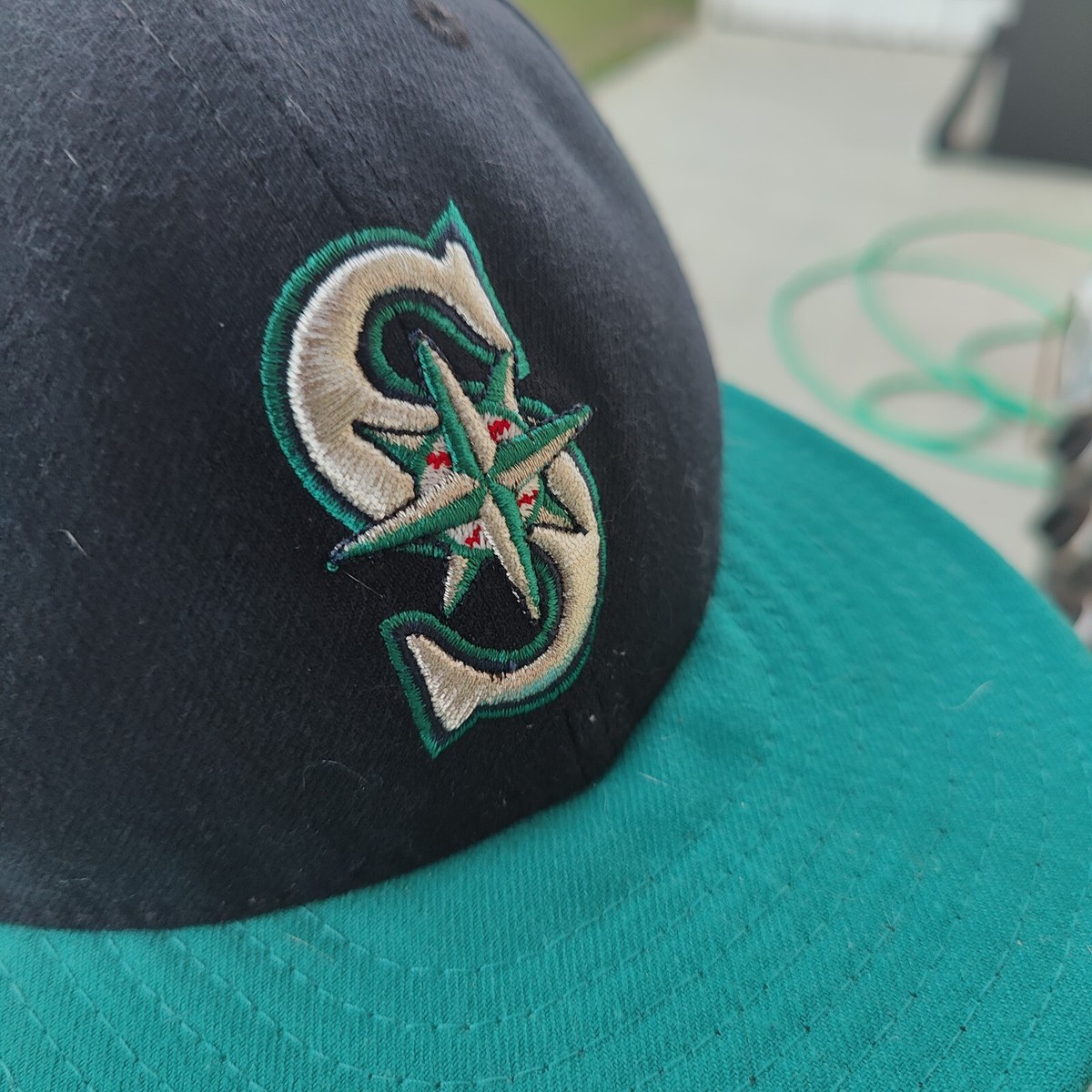 Seattle Mariners Hat Cap Mens 7 5/8 Fitted New Era 59Fifty