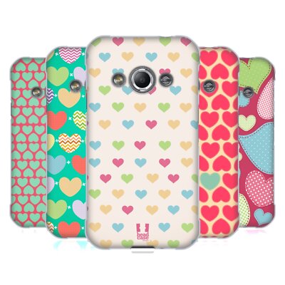 HEAD CASE DESIGNS HEART PATTERN SOFT GEL CASE FOR SAMSUNG PHONES 4