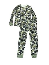 SWEET BAMBOO KIDS 2 PIECE PAJAMAS SET GREEN CAMOFLAUGE ECO LUXURY LONG SLEEVE 7