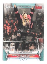 2019 Topps WWE Women's Division Natalya def. Ruby Riott in a Tables Match 94