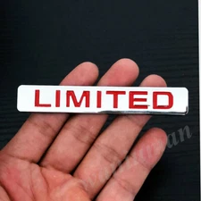 Metal Chrome Limited Edition Car Trunk Fender Emblem Badge Decal Stickers