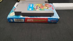 CIB THE SIMPSONS BART VS SPACE MUTANTS NINTENDO NES VIDEO GAME W/ PROTECTOR