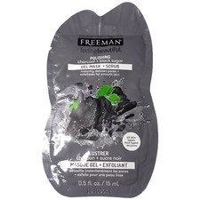 Freeman Charcoal and Black Sugar Detox Polishing Face Gel Mask and Scrub