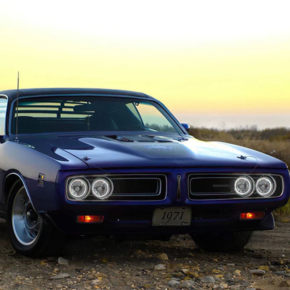 Faro redondo Oracle Lighting 5,75" con halo SMD blanco preinstalado #6904-001 Foto 4 de 4