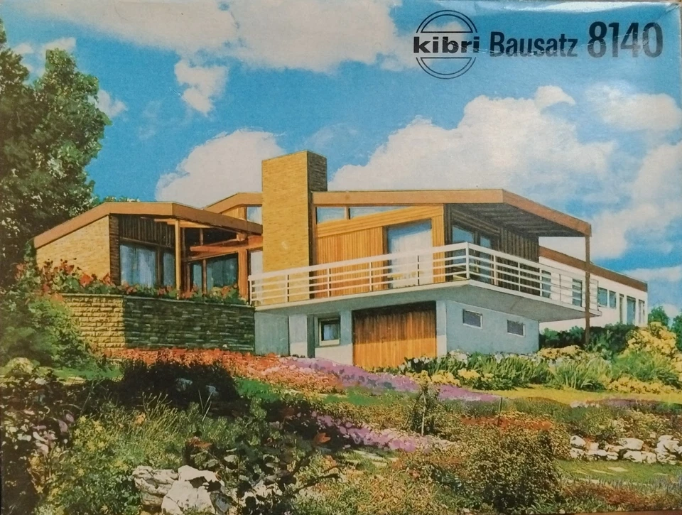 KIBRI 8140/2 Kit Casa di campagna stile moderno - scala H0 - Immagine 2 di 4