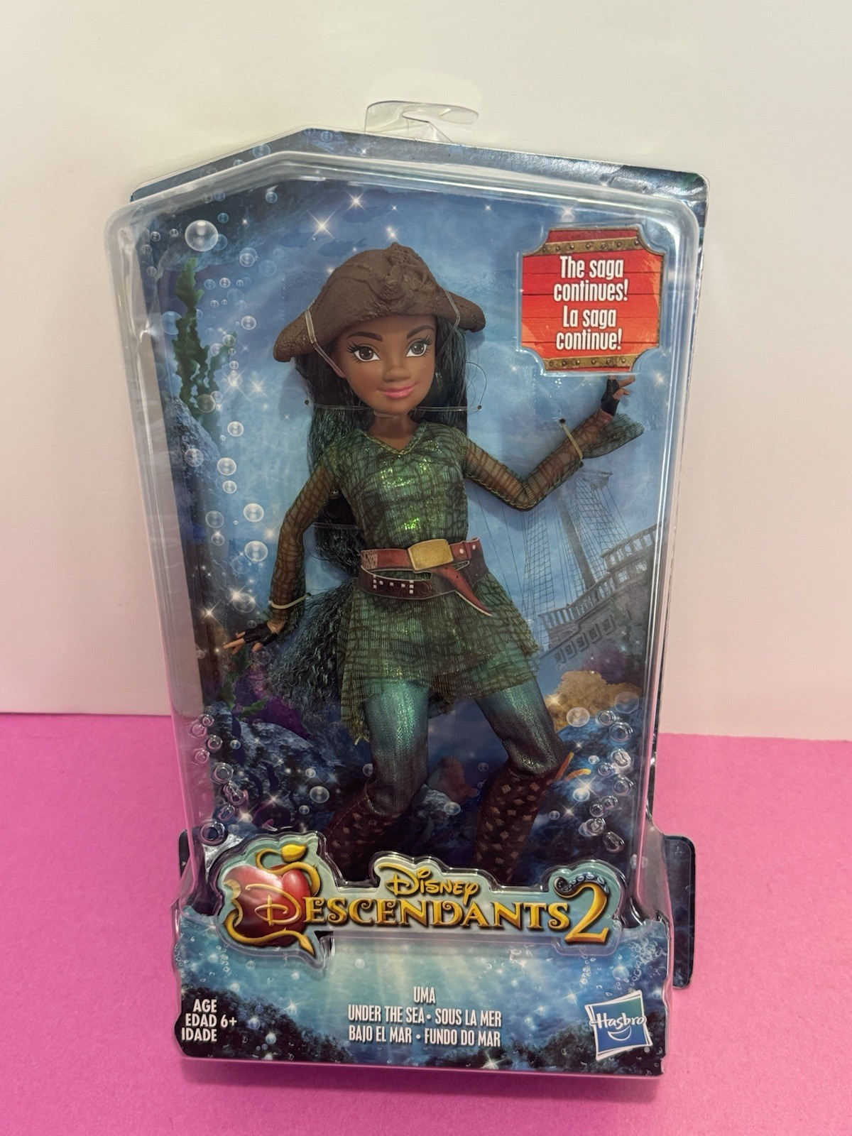 NEW Descendants 2 Uma Under The Sea Doll Disney Hasbro The S