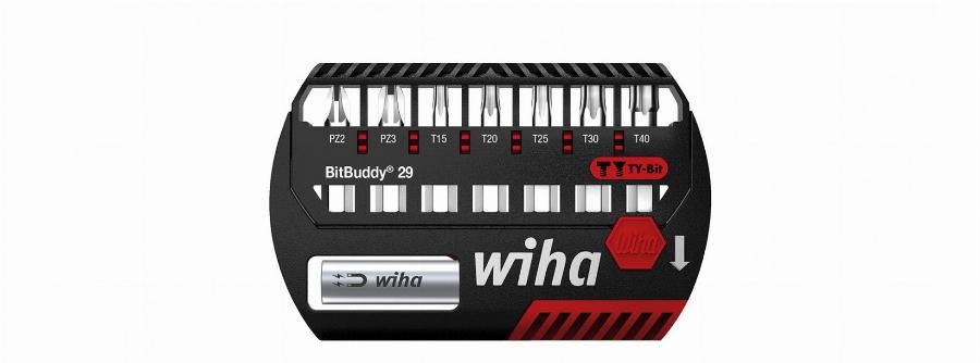 Embouts BitBuddy TY Wiha anti-casse pour visseuse à choc PZ Torx 42139