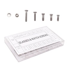 1000Pcs Stainless Steel Eyeglasses Watch Repair Screw Replacement Kit Set1264