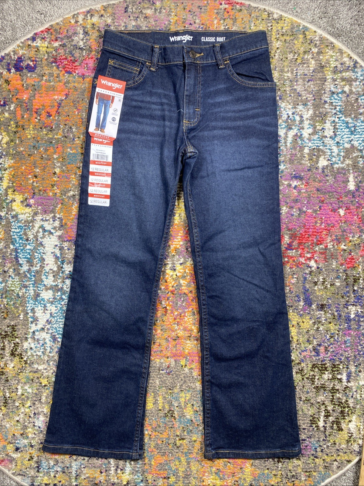 Size 12 Regular Bootcut Dark Wash Pants New Nwt