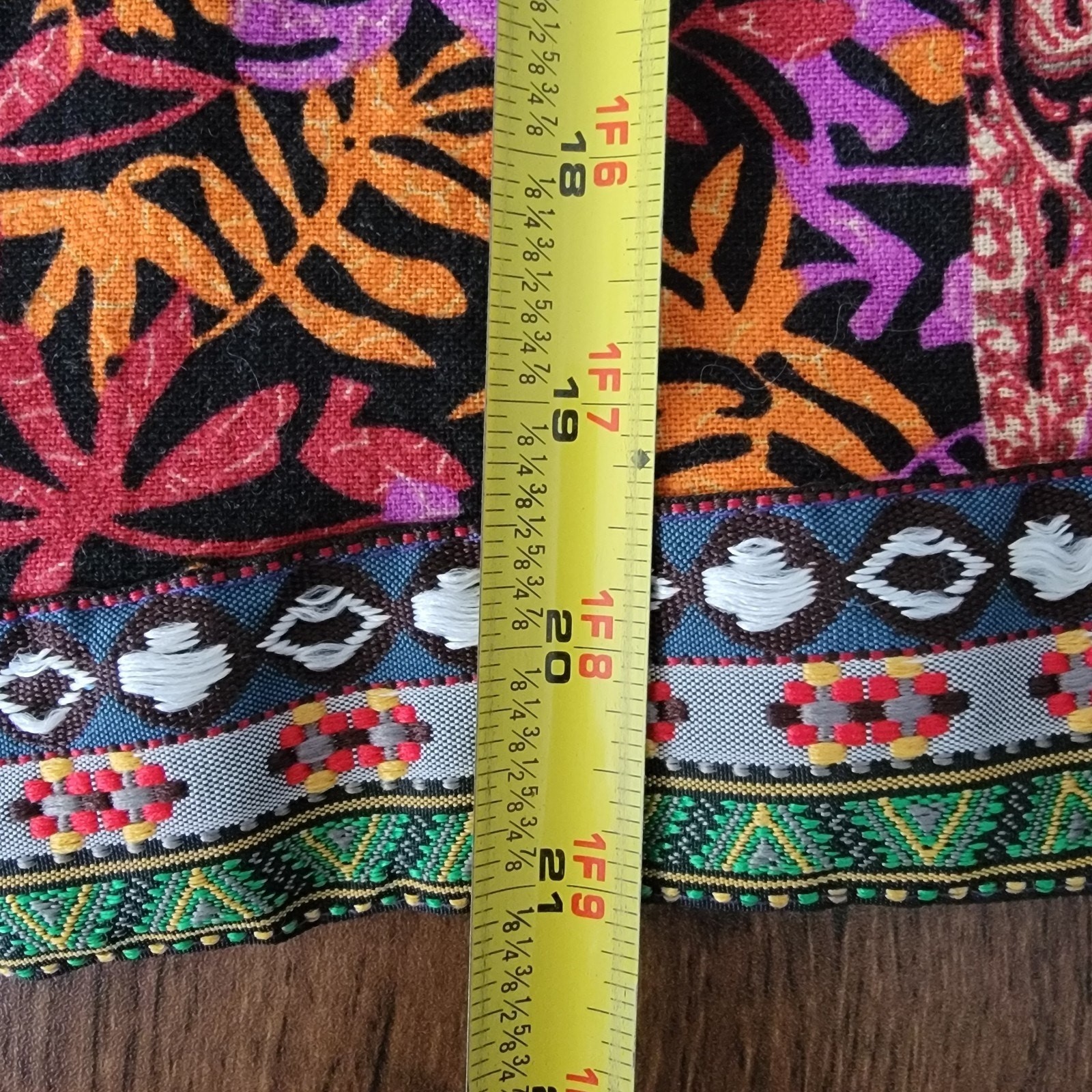 Emery Rose Patchwork Jacket Blazer 100% Cotton Sz… - image 5