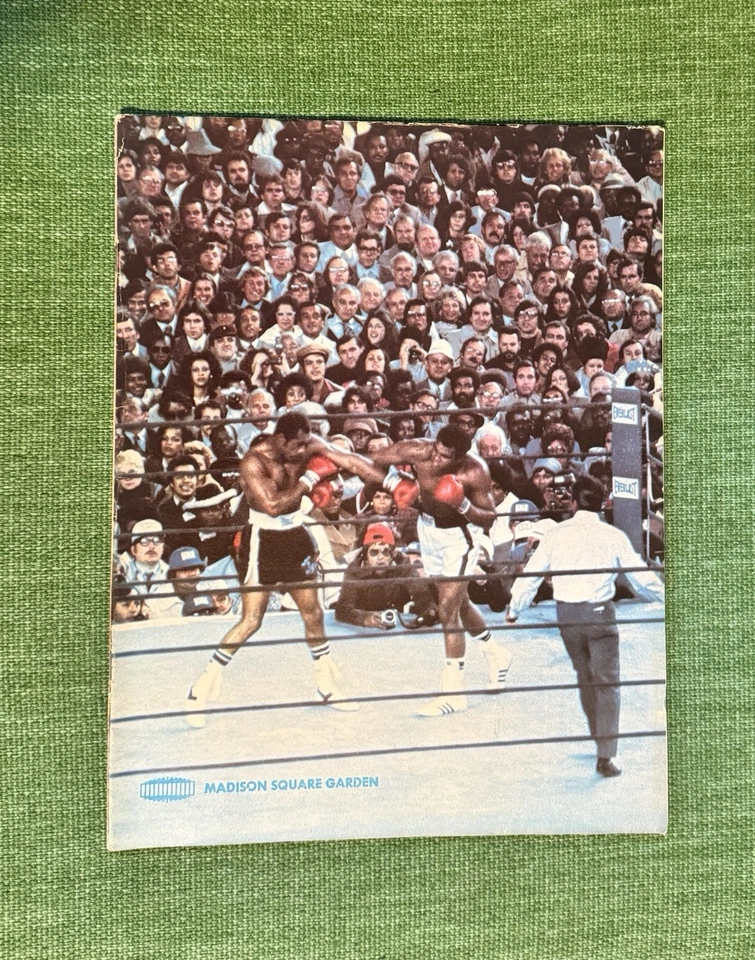 Muhammad Ali vs Earnie Shavers Boxing Program 1977 Madison Square Garden Rare!! - Image 3 of 4