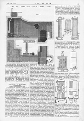 #ad #ad Clarke#x27;s Apparatus for Measuring Snow Antique Engineering Print 1879 GBP 13.99