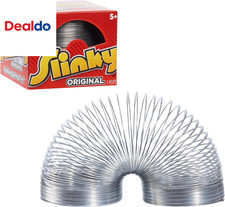 The Original Slinky Walking Spring Toy, 2.75-Inch Diameter Metal Slinky, Fidget