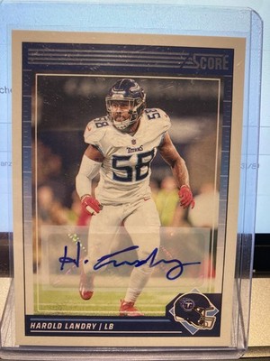 Harold Landry Auto Panini Score