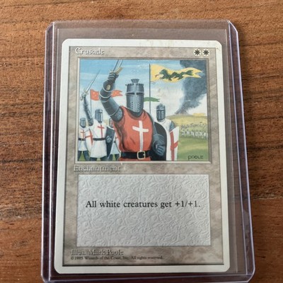 1x Crusade / (Kreuzzug) - EN - NM -  (1995) 4. Edition -  Magic MTG sehr gut