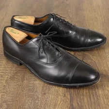Allen Edmonds Park Avenue 11 D Black Calf Cap Toe Men's Dress Shoes