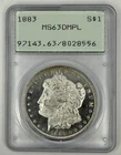 1883 Morgan Silver Dollar $1 PCGS MS63 DMPL‼️RATTLER/OGH W/ ULTRA DEEP MIRRORS‼️