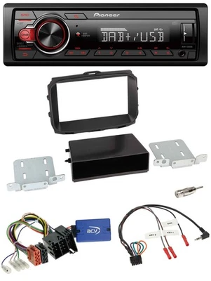 Pioneer MP3 1DIN DAB USB Lenkrad Autoradio für Alfa Romeo Giulietta 2013-2021 IS - Bild 1 von 4