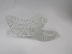 Vintage Fenton Glass Hobnail Feline Cat Head Slipper Shoe