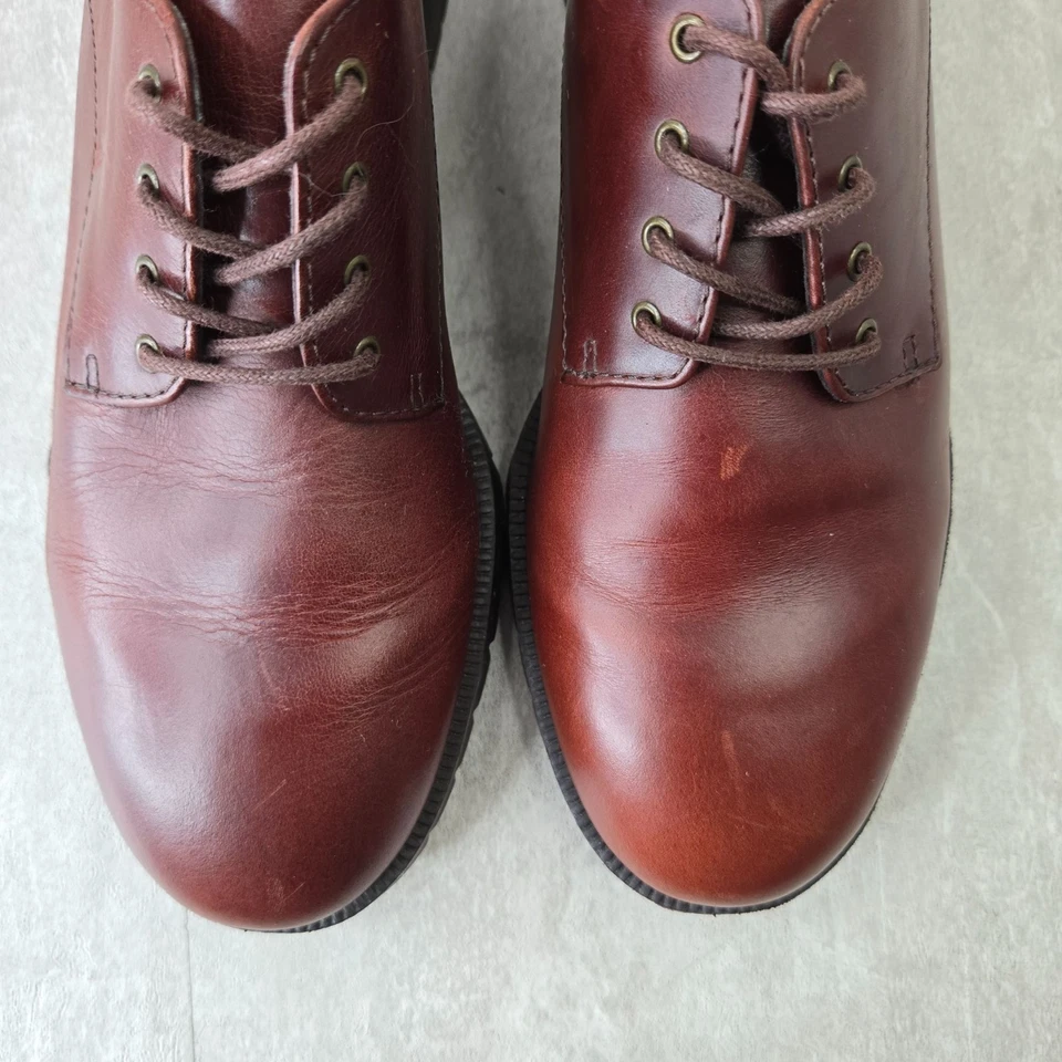 Zapatos de vestir Rockport vintage para mujer 8 cuero marrón Preppy Heritage Oxford Derby Foto 3 de 4