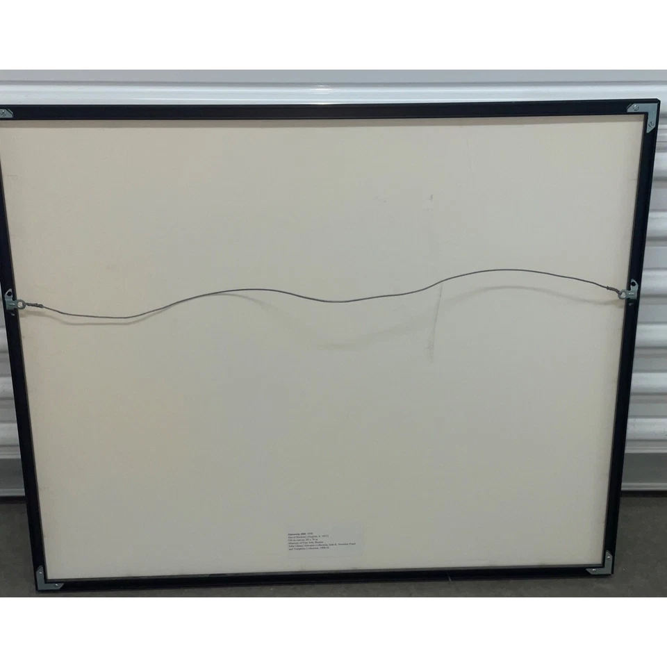 1998 "Garrowby Hill" David Hockney Museum of Fine Arts, Boston Exhibition Print - Image 4 of 4