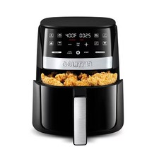 Gourmia 3QT Air Fryer Window 8 Presets Guided Cooking 1500W Dishwasher-Safe