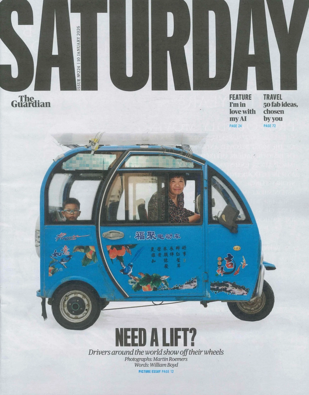 UK Guardian Saturday Magazine: Donald Trump, Roger McGough, Joel Dommett 10.1.26 - Picture 1 of 3
