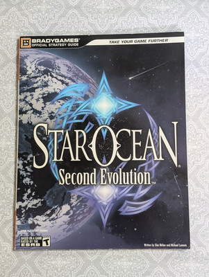 STAR OCEAN SECOND EVOLUTION OFFICIAL STRATEGY GUIDE PSP BRADY GAMES SQUARE ENIX