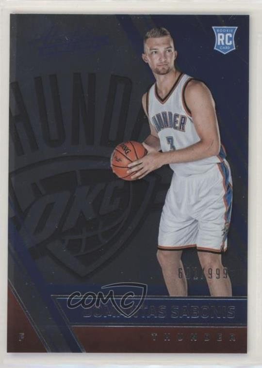 2016-17 Panini Absolute Rookies /999 Domantas Sabonis #170 06l2