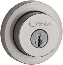 Kwikset 159RDT-S.STRKP Milan Double Cylinder Keyed Entry Deadbolt - Nickel