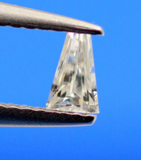 F/VVS2 Grade Natural Diamond 0.056 Ct Tapered Baguette Cut 3 x 2 MM Loose Stone