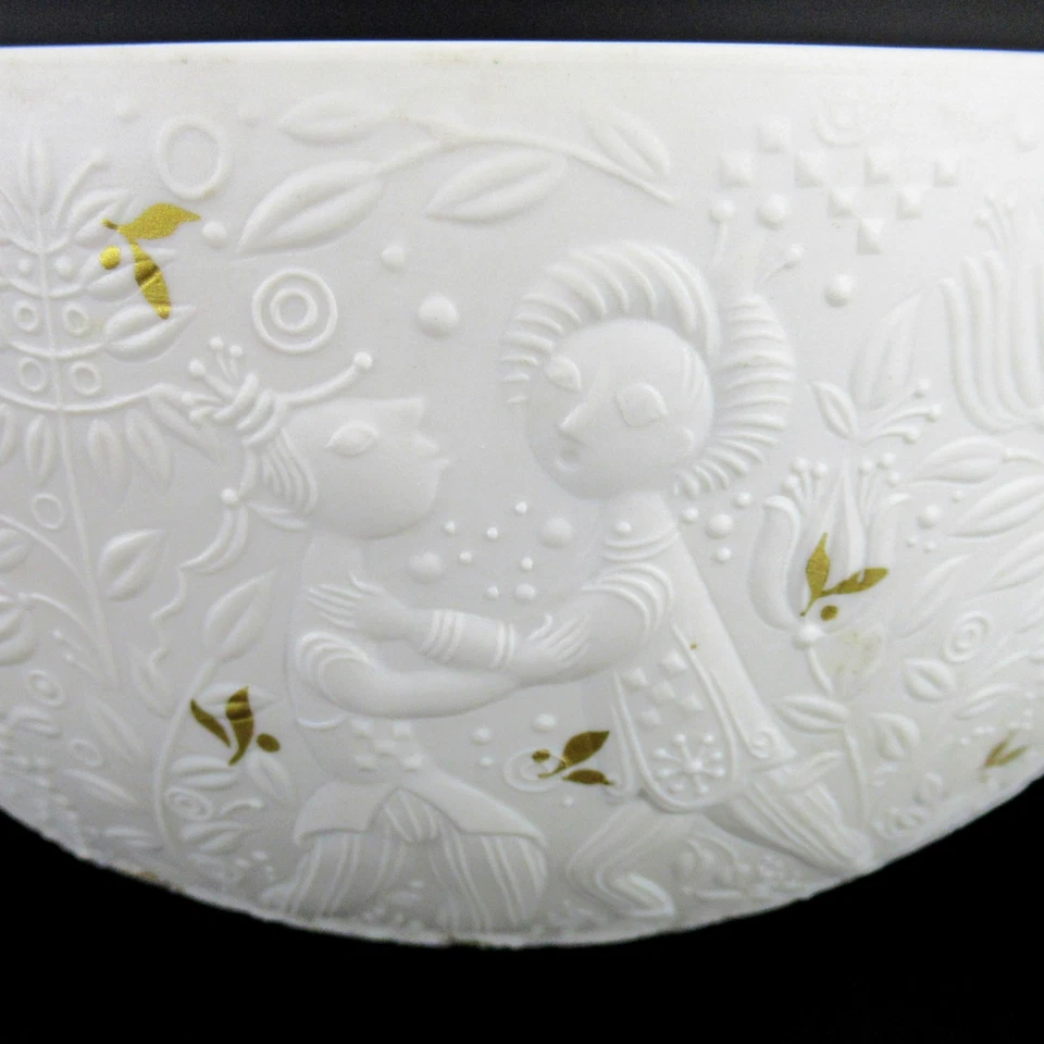Rosenthal Porzellan Schale / Schüssel Serie Zauberflöte Papageno Wiinblad 19cm - Bild 3 von 4