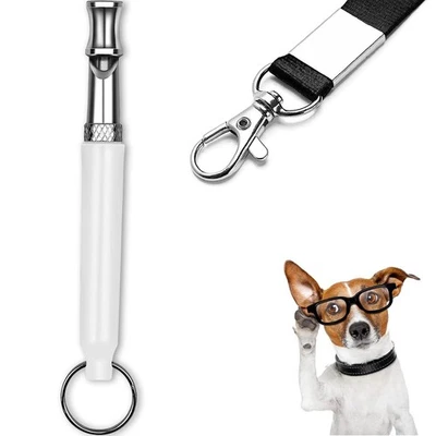 WHITE DOG WHISTLE TO STOP BARKING NEIGHBORS DOG Silbato Blanco Para Perros Que Deje De Ladrar a Los Perros De Los Vecinos