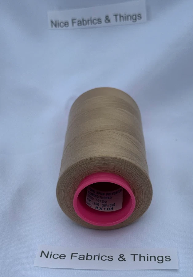 50 Spools - Brown AX104 Multi Purpose Sewing Thread - Image 3 of 3