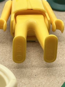 Vintage Playmobil Geobra Figures Toy Lot of 6 Figures w/ Accessories 1974